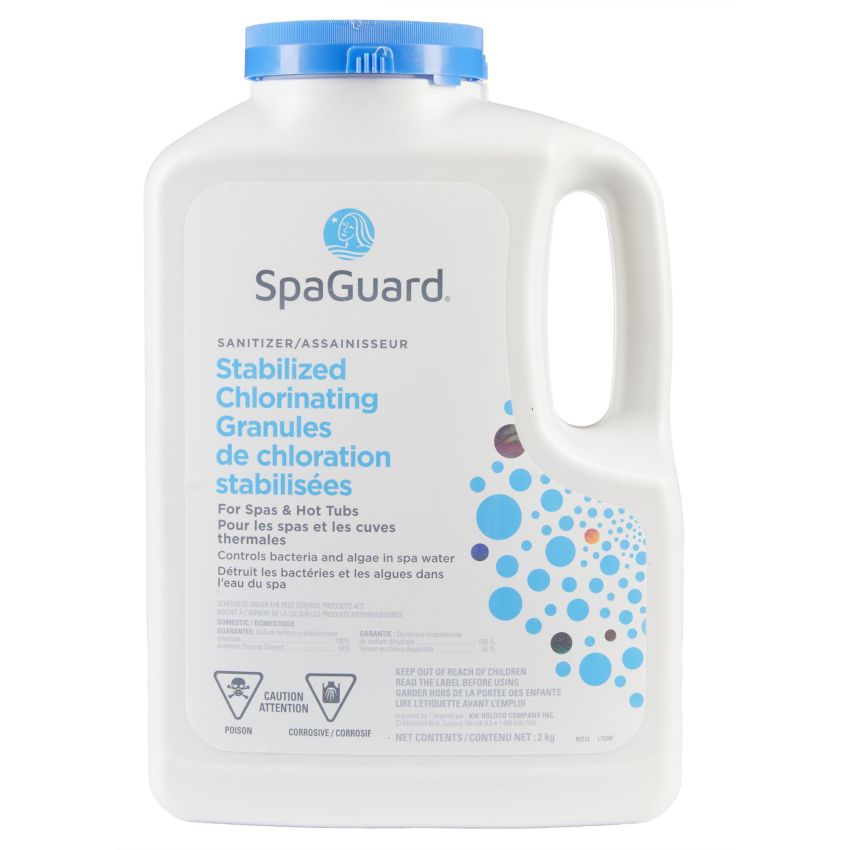Stabilized chlorinating granules - Spaguard