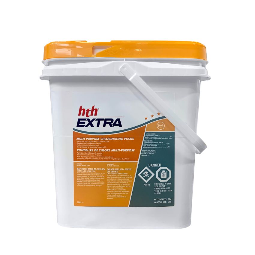 HTH Extra multi-purpose chlorine pucks 6 kg