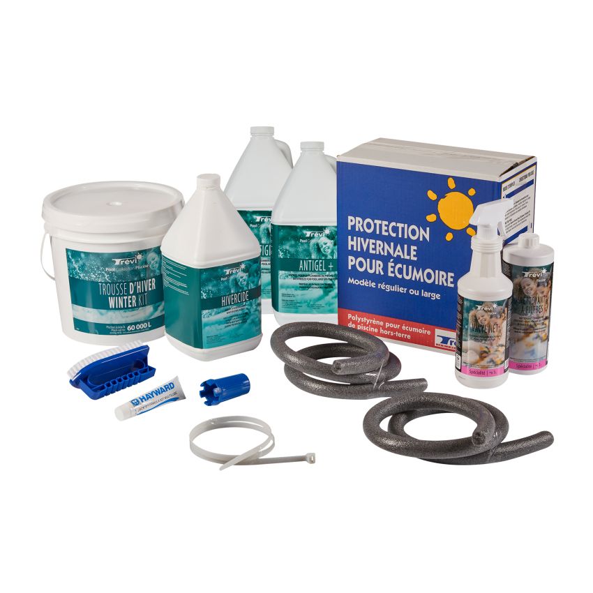 Closing kit for chlorine above ground pool