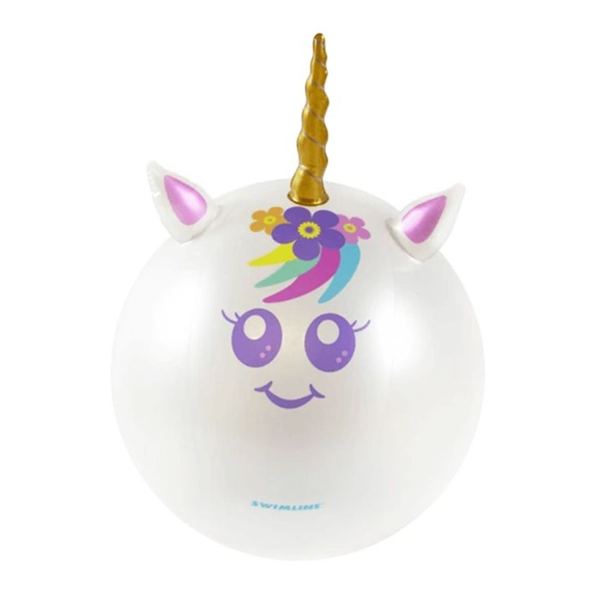 Unicorn inflatable beach ball