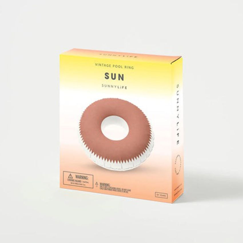 Inflatable sun ring