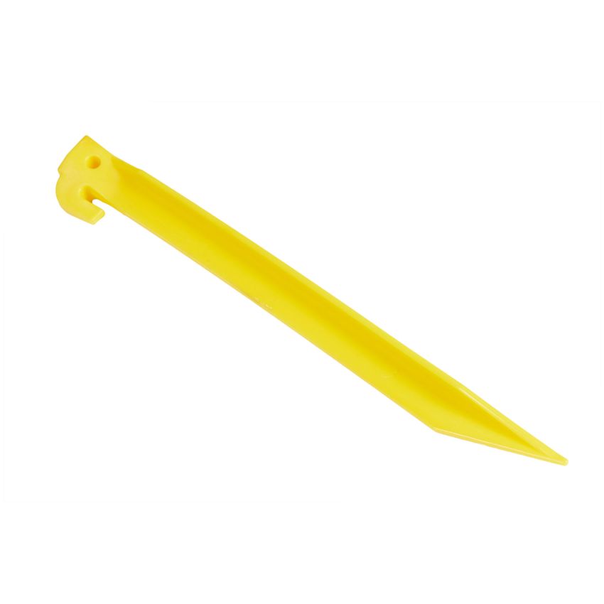 Piquet jaune en plastique