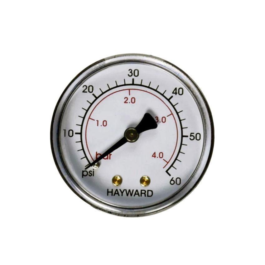 Xstream filter pressure gauge