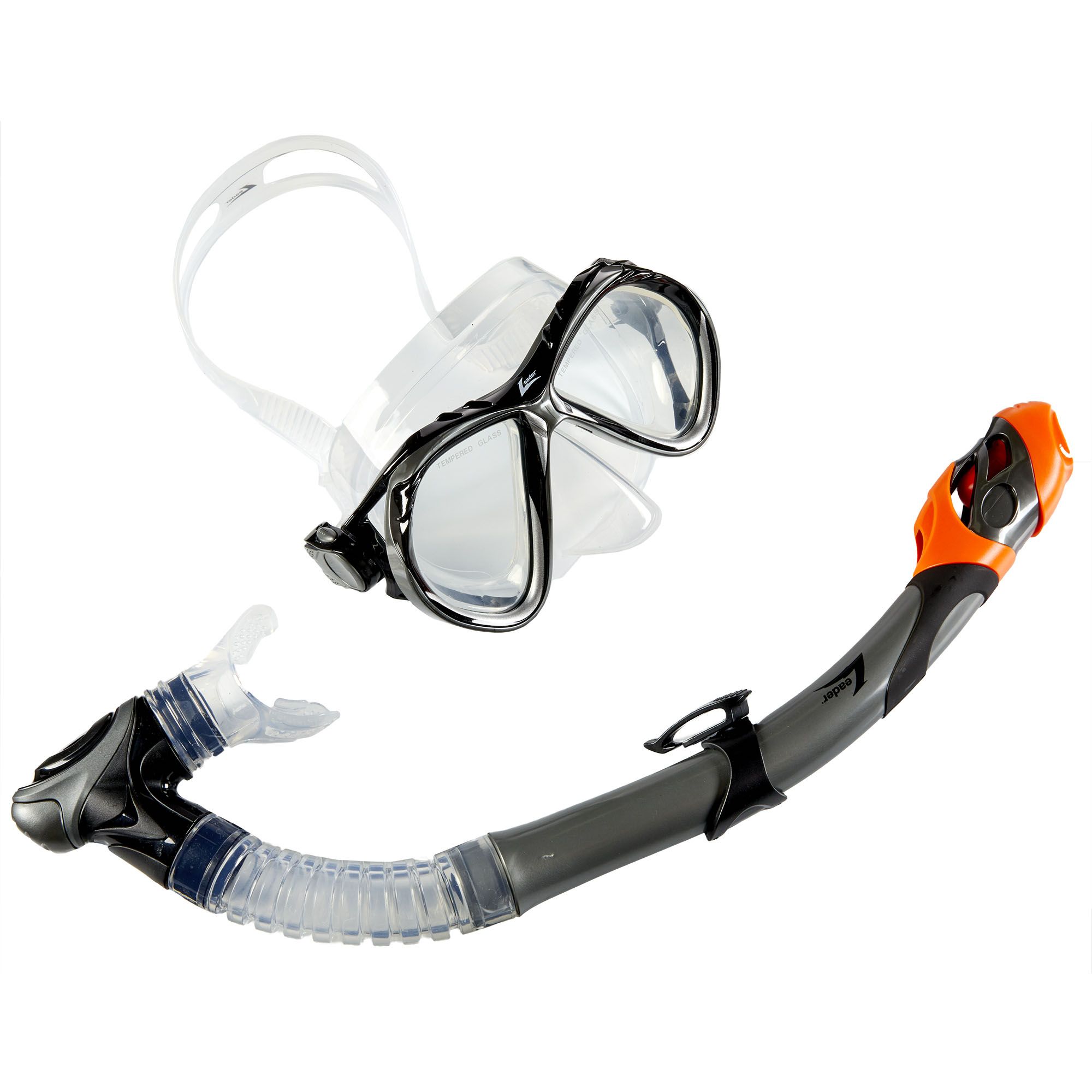 Accessoires piscine Kit masque + tuba adulte en verre WDK Partner