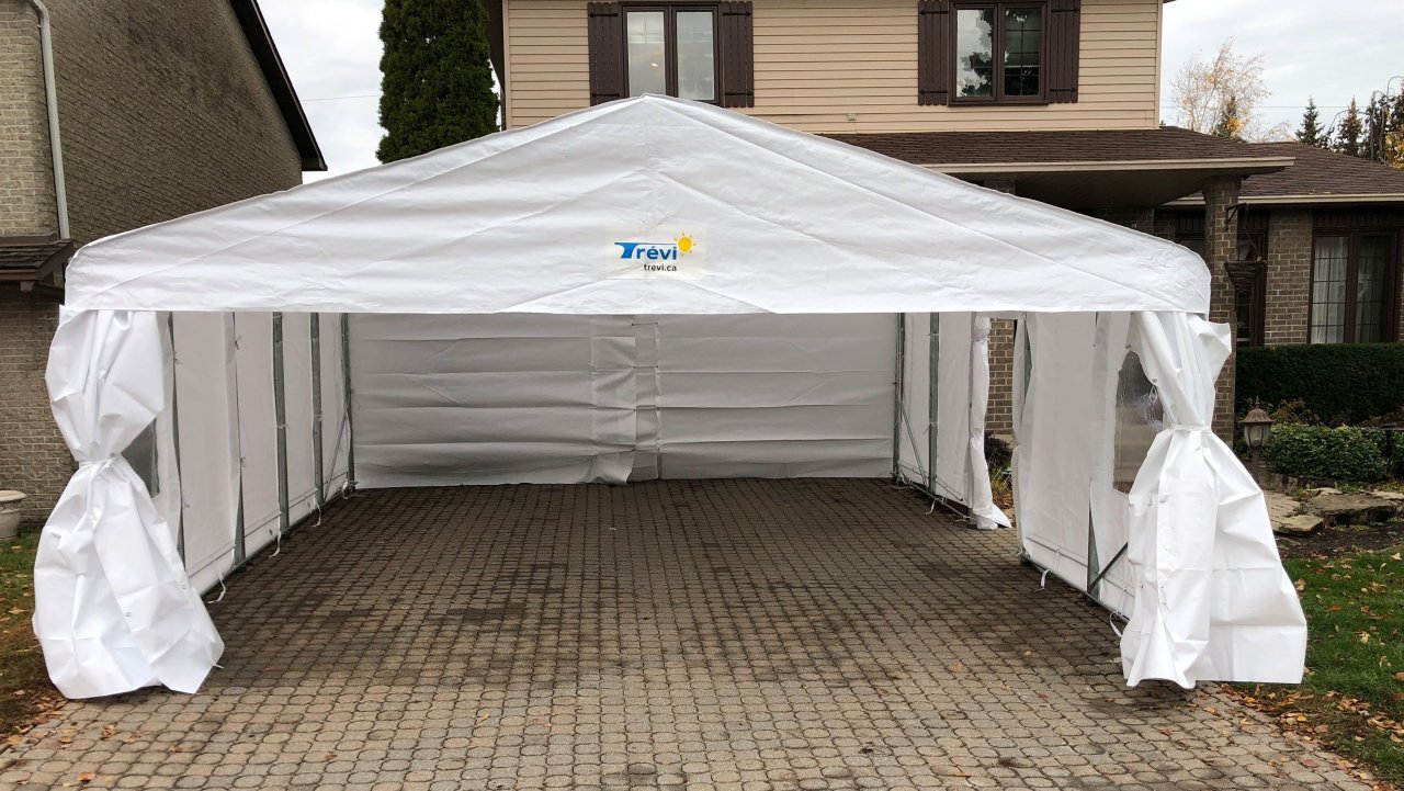 How to install a Trevi car shelter