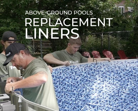 Above-ground pool liners