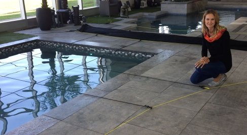 Système élastique piscine creusée